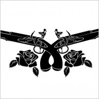 GUNS AND ROSES VECTOR