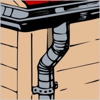Gutter Downspout clip art