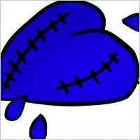 Half Broken Heart clip art