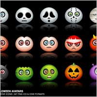 Halloween Avatars Icons icons pack