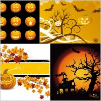 halloween clip art illustrations