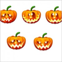 Halloween Emoticons Icons icons pack