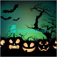 Halloween night background