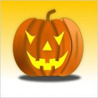 Halloween Pumpkin Icon 64x64