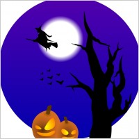 Halloween scene