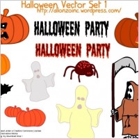 Halloween Vector Set 1
