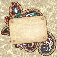 ham retro pattern 02 vector