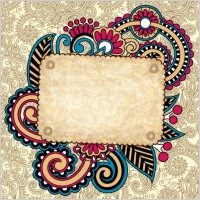 ham retro pattern 05 vector
