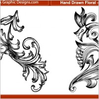Hand Drawn Floral 2
