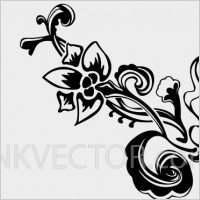 Hand Drawn Floral Vector