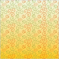 Hand Drawn Flower Scrolls Pattern