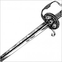 Hand Drawn Sword