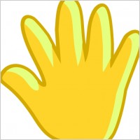 Hand Move clip art