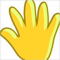 Hand Move clip art