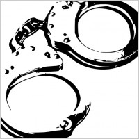 Free Vector   on Handcuffs Clip Art