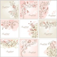 handpainted background pattern 01 vector