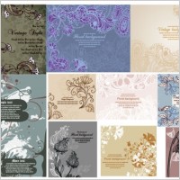 handpainted background pattern vector