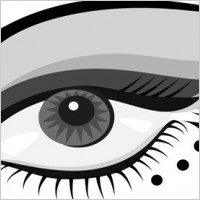 Hand-painted Eyes Vector