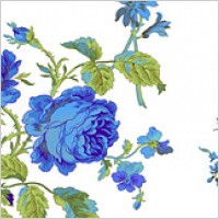 Hand-painted flowers layered material psd-6