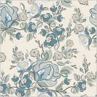 handpainted flowers vector background 4