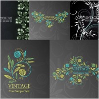 handpainted style pattern vector 2