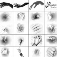 hands photoshop 7 brush