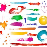 handwriting ink vector