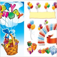 happy birthday vector 2