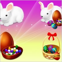 Happy Easter icons pack