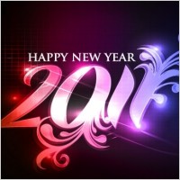 Happy new year 2011 eps Vector part05