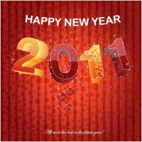 Happy New Year 2011 Vector Graphic