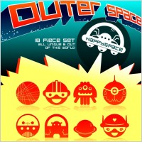 Happy Space Vector Pack