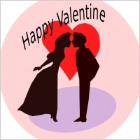 Happy Valentine clip art