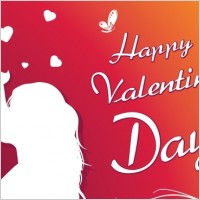 Happy Valentine's day greeting card