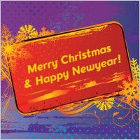 Happy Wishes Vector Frame