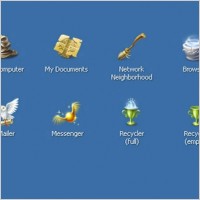 Harry Potter and Windows XP icons pack