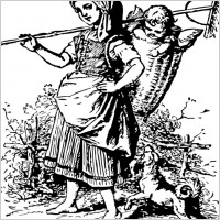 Haymaker clip art