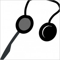 Headphones And Mic clip art
