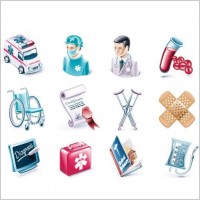 Health and Medical Vector Icon Set