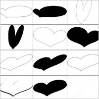heart brush