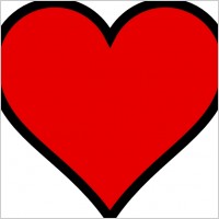 Heart Image on Free Clip Art Heart Outline Free Vector For Free Download  About 25
