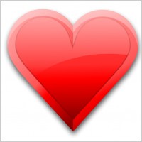 Heart shape vector