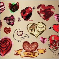 Hearts Vector Art Drawings