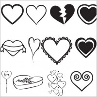 Hearts Vectors Mix