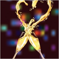 heartshaped vector 3 champagne