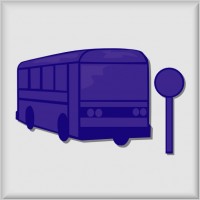Hotel Icon Bus Stop clip art
