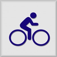 Hotel Icon Cycling clip art