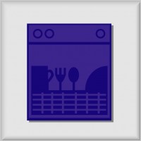 Hotel Icon Dishwasher clip art