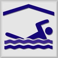Hotel Icon Indoor Pool clip art