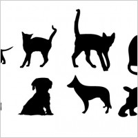 House animals Vector graphics